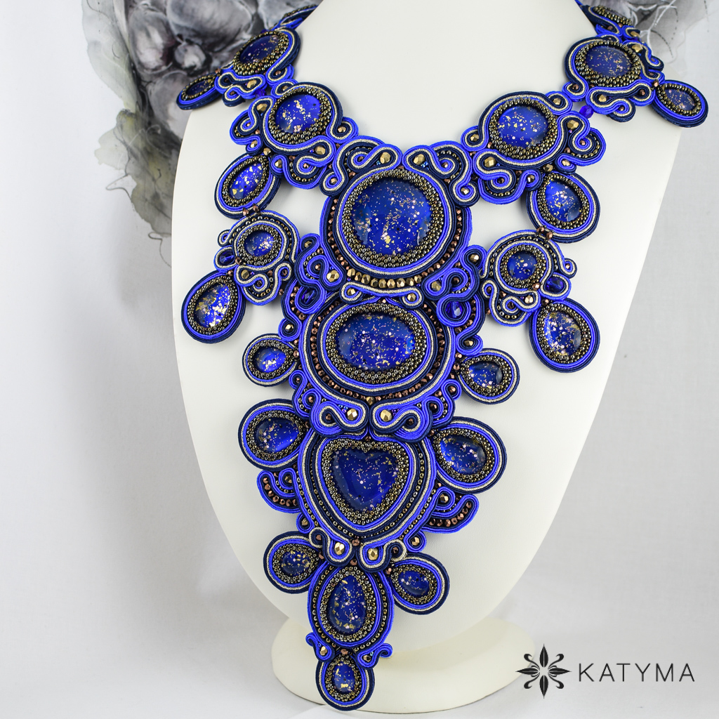 Náhrdelník tmavomodré nebe