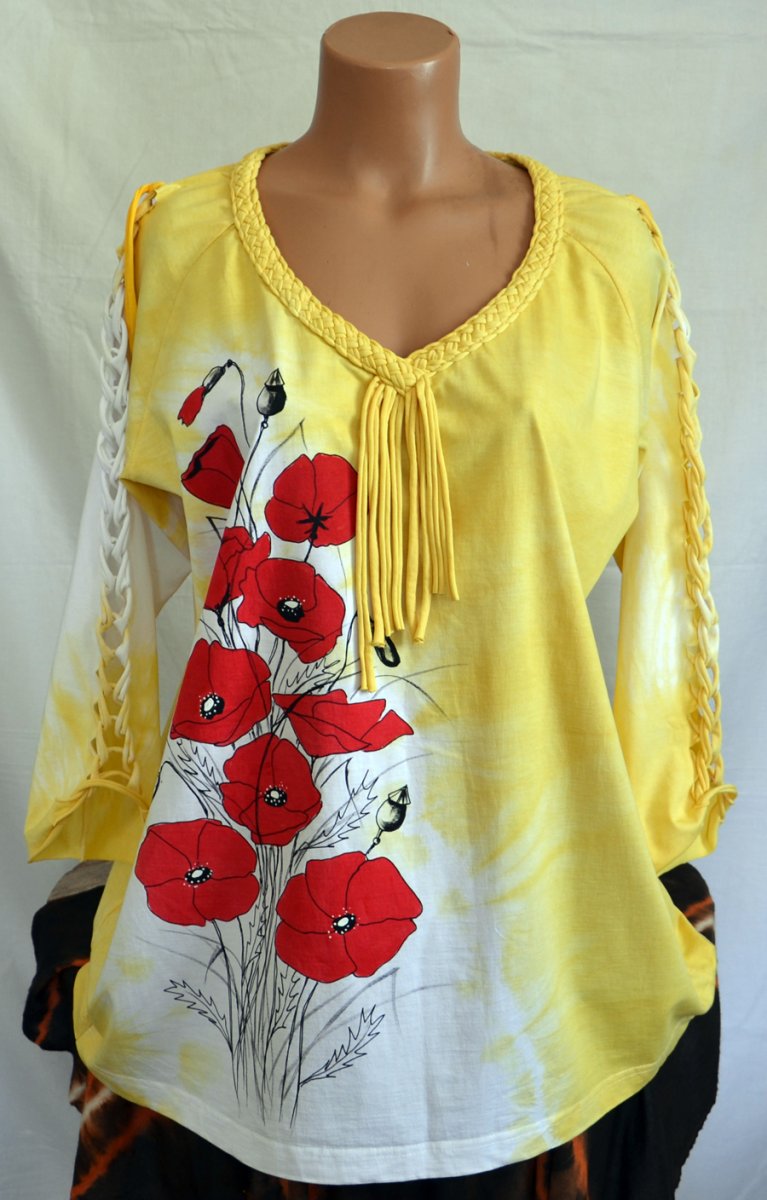 Tunika s vlčími máky