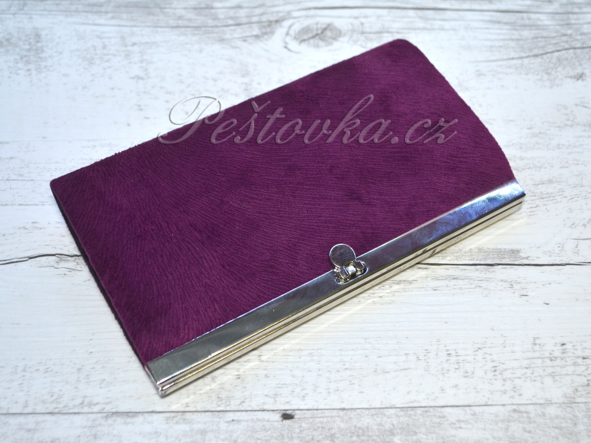 Luxusní rámečková ručně šitá peněženka Peštovka