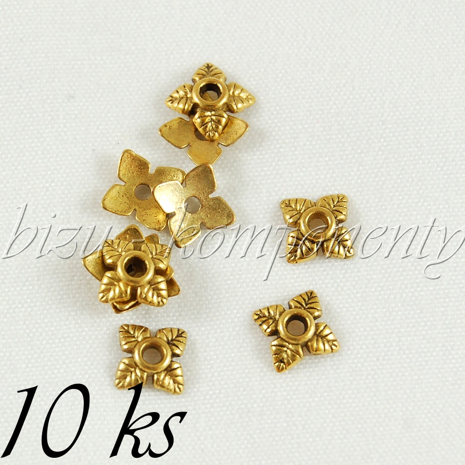 Malý čtyřlistý kaplík, zlatá barva (22 0040)