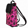 Peštovka městský batoh CITY BAG *Tlapky fluo růžové*