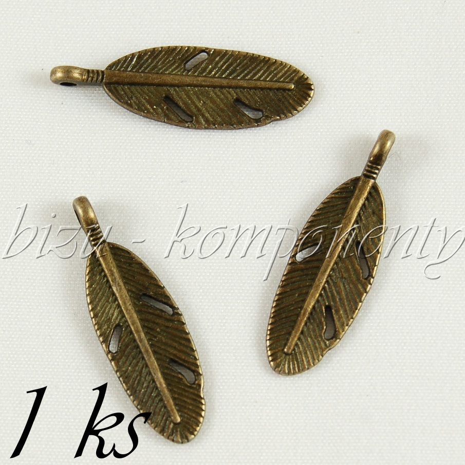 Pírko, bronzová barva (02 1146)