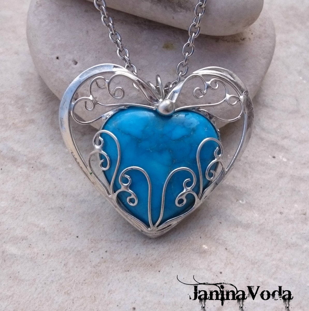 ...RáHeL Heart... náhrdelník