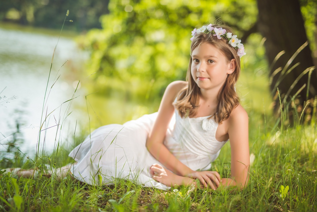 Věneček do vlasů "Jabloňová víla "