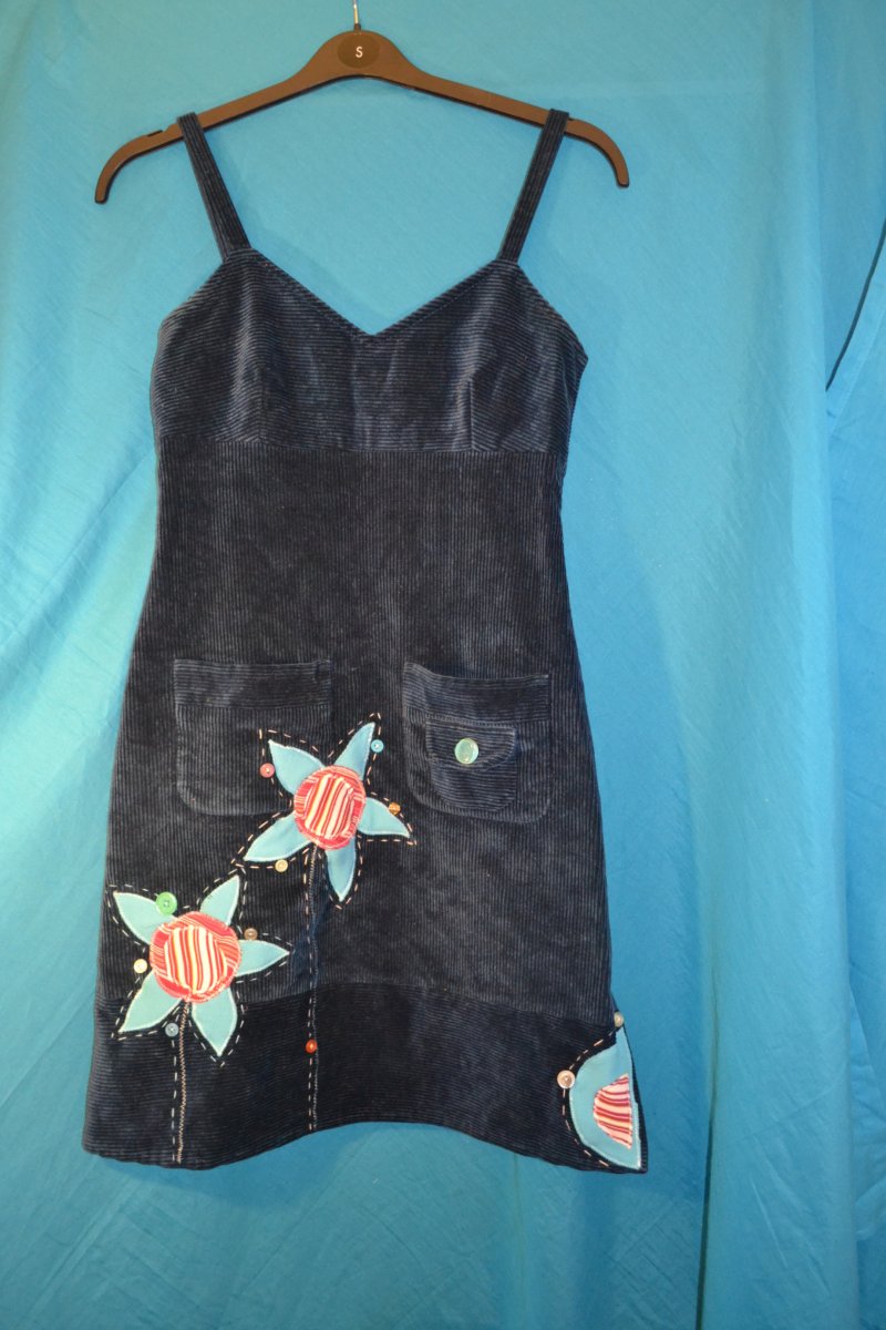 Recy manšestrové šaty Večernice vel. S