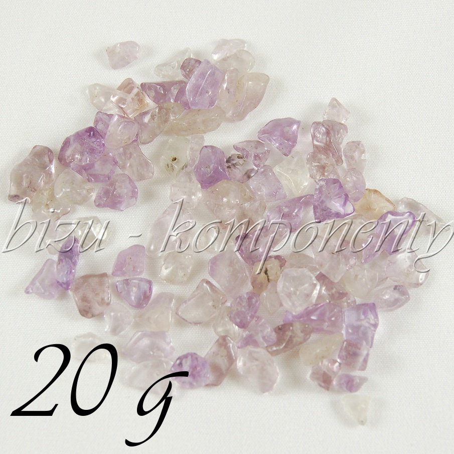 Ametyst, 20 g, 4-10 mm  (01 9026)