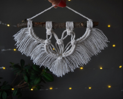 Macramé dekorace