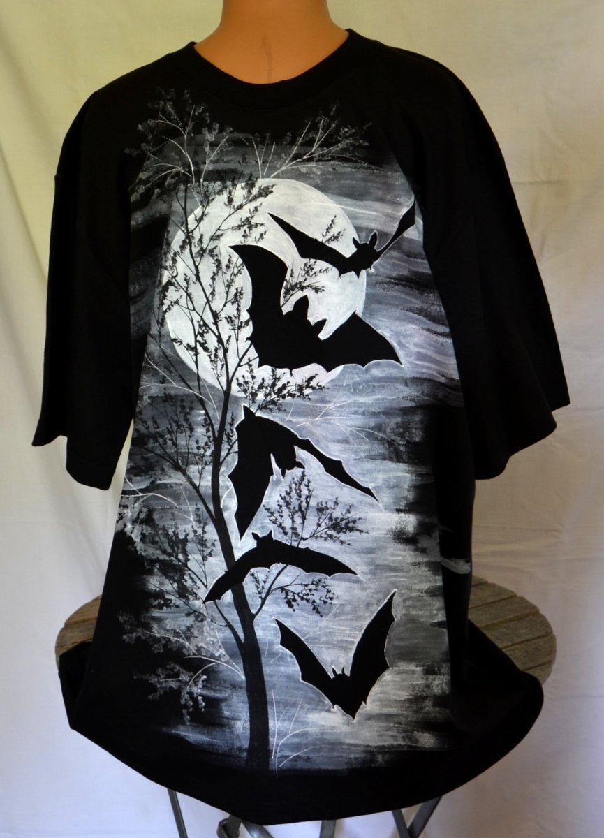 Pánské tričko s netopýry
