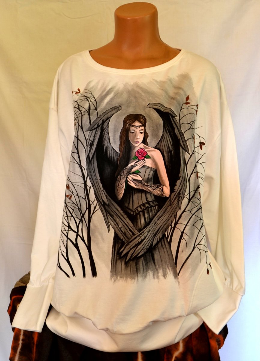 Mikina Černý anděl