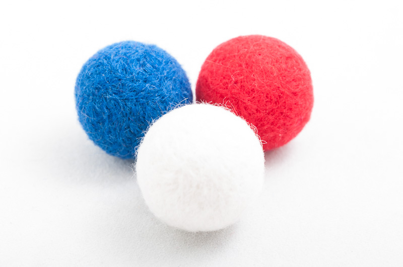 Sada 3 ks kuliček s kozlíkem Trikolora