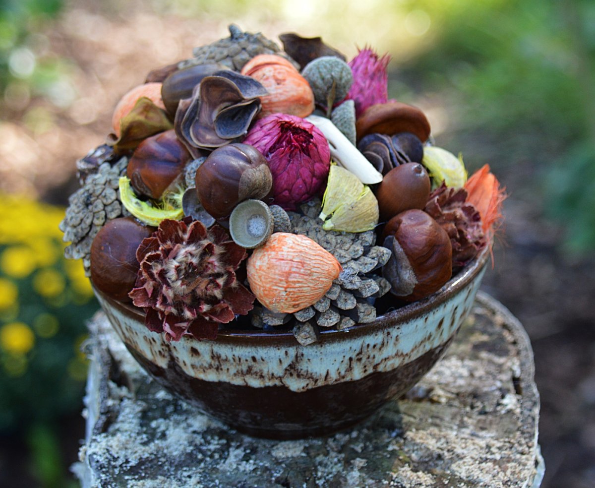 přírodní podzimní miska..