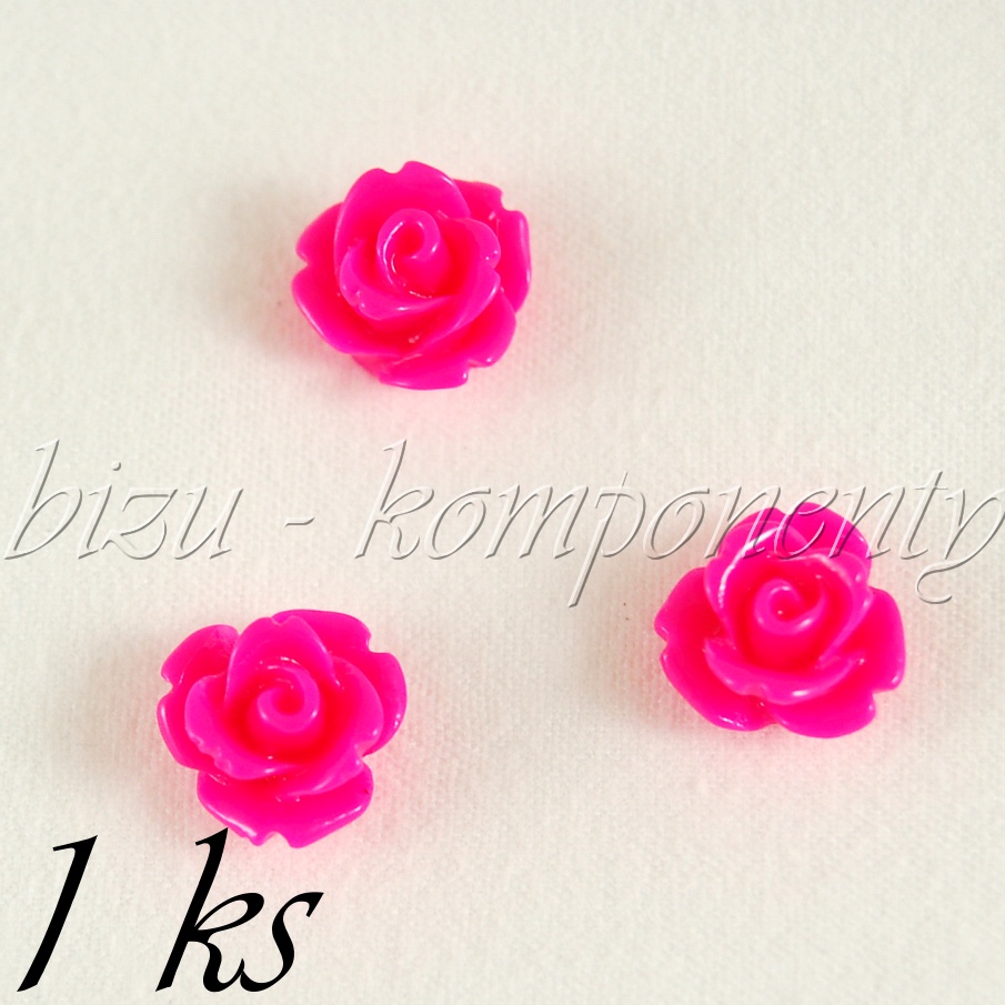 Kabošon sytě růžová růžička (35 0125)