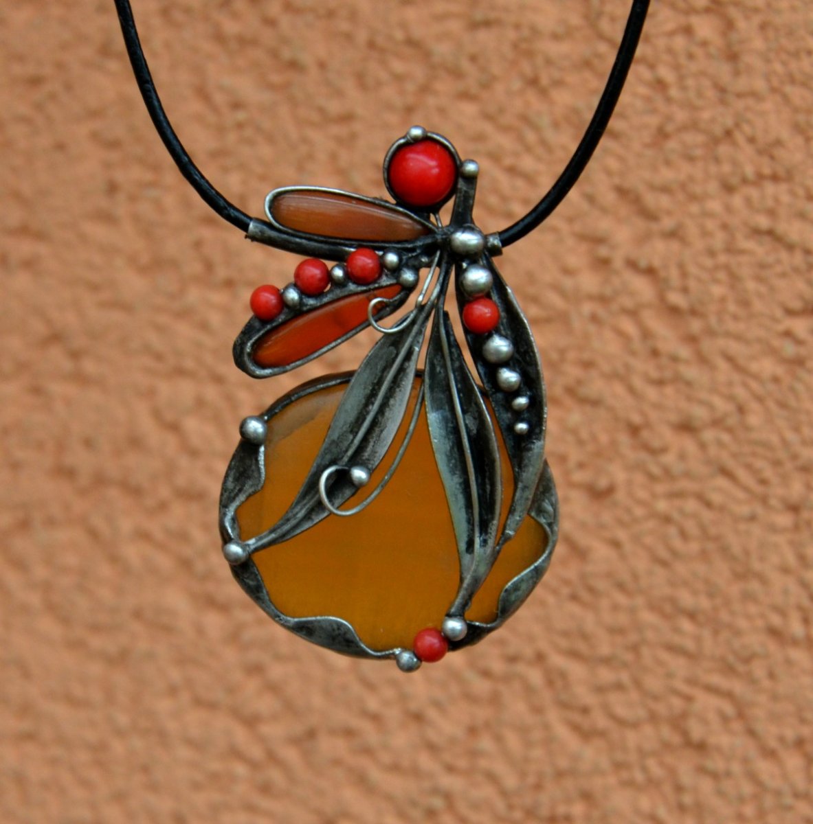 Štěstí - kalcit, karneol