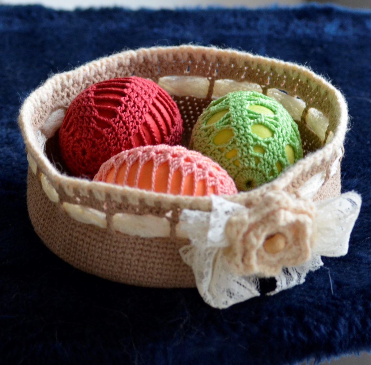 Dejte vejce malovaný - kraslice krajkové 