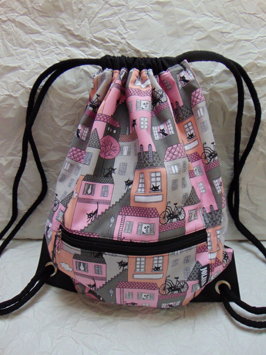 Batůžek- vak- kočičky