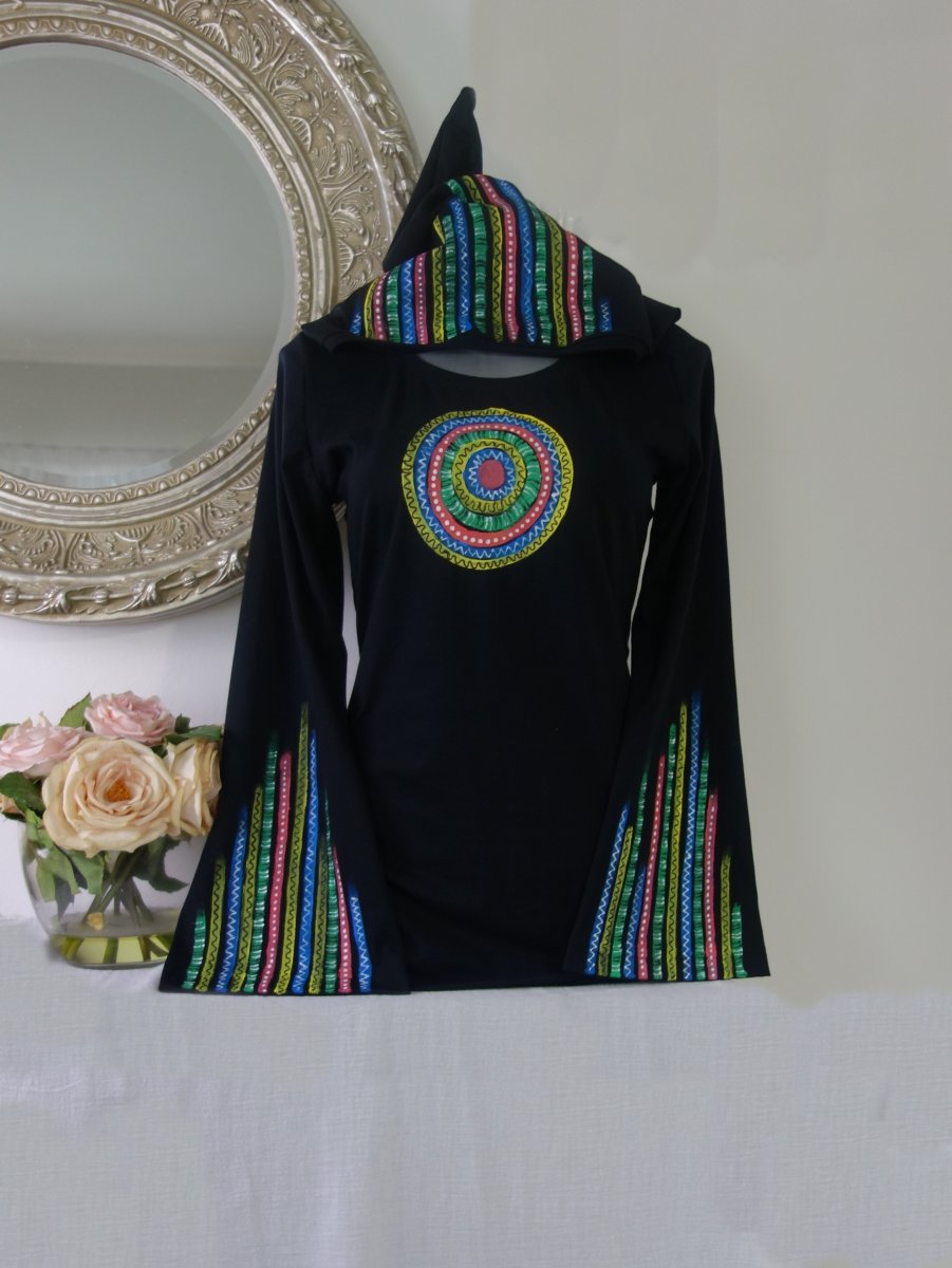 Tunika  s maxikapucí v.4XL a 5XL