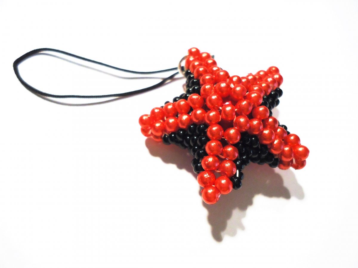 Černočervená hvězdice