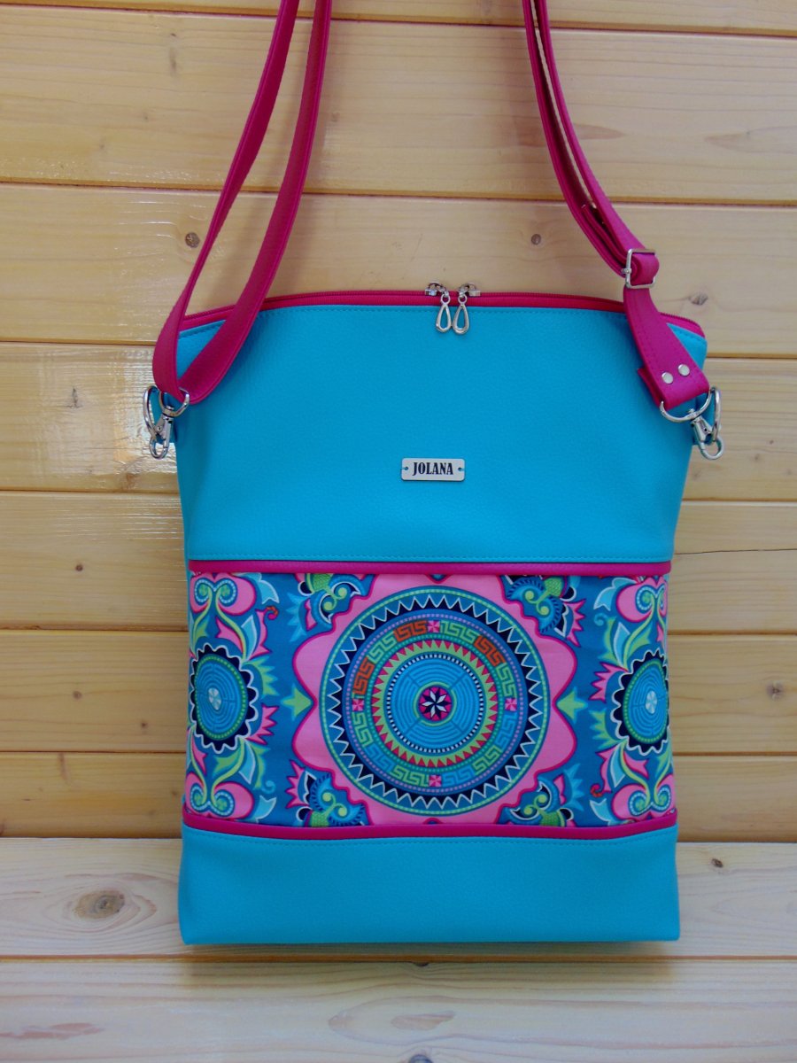 Kabelka Mona tyrkysová