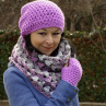 Lila (set čiapkorukavicový)