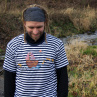 Malované triko loďka na rybí vlně S-XXL ( na objednávku)