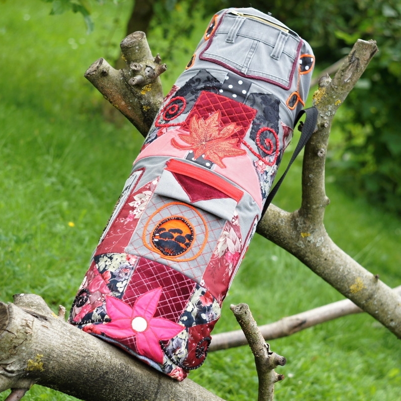 Boho yoga vak šedý