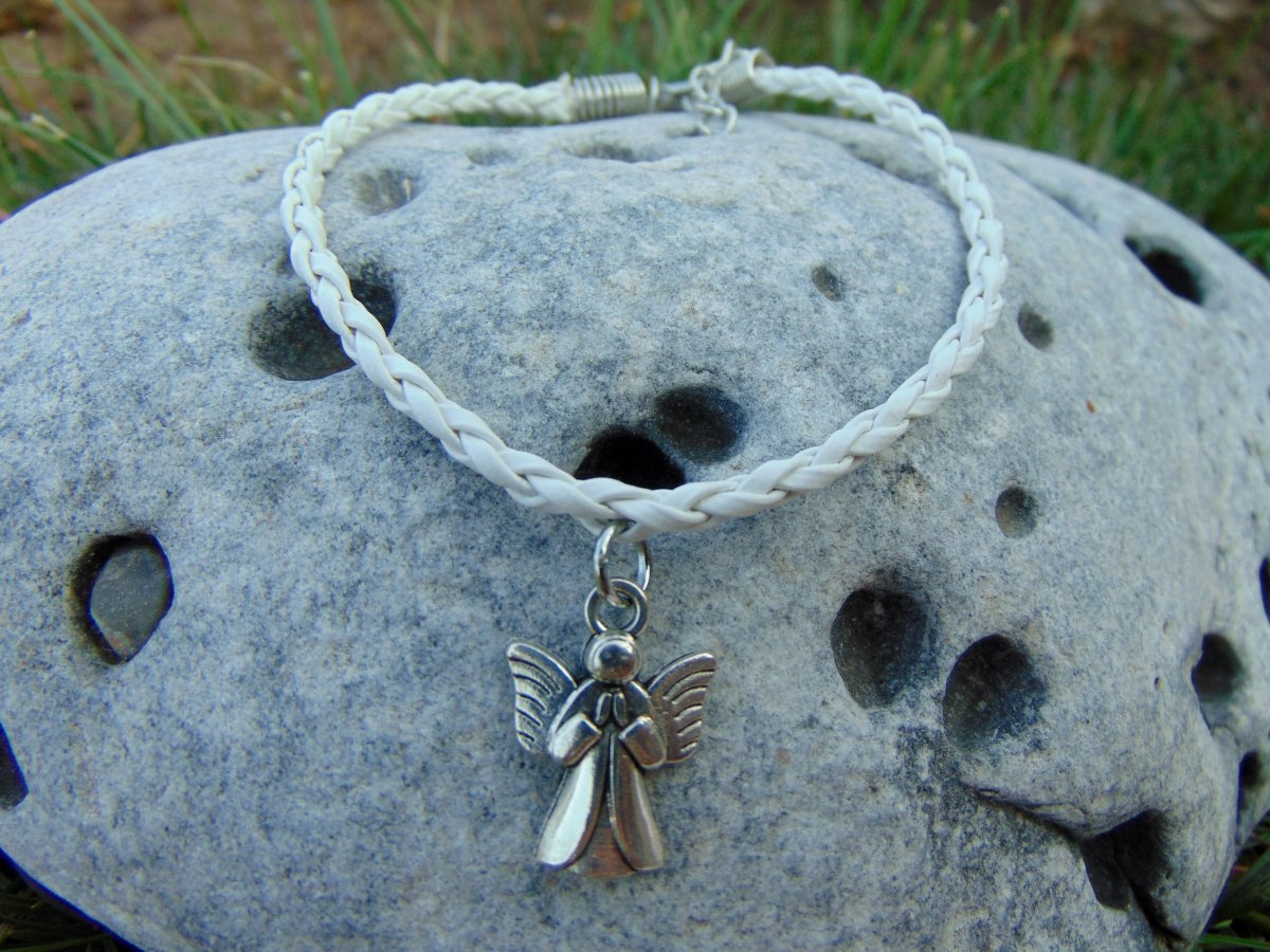 Náramek bílý anděl