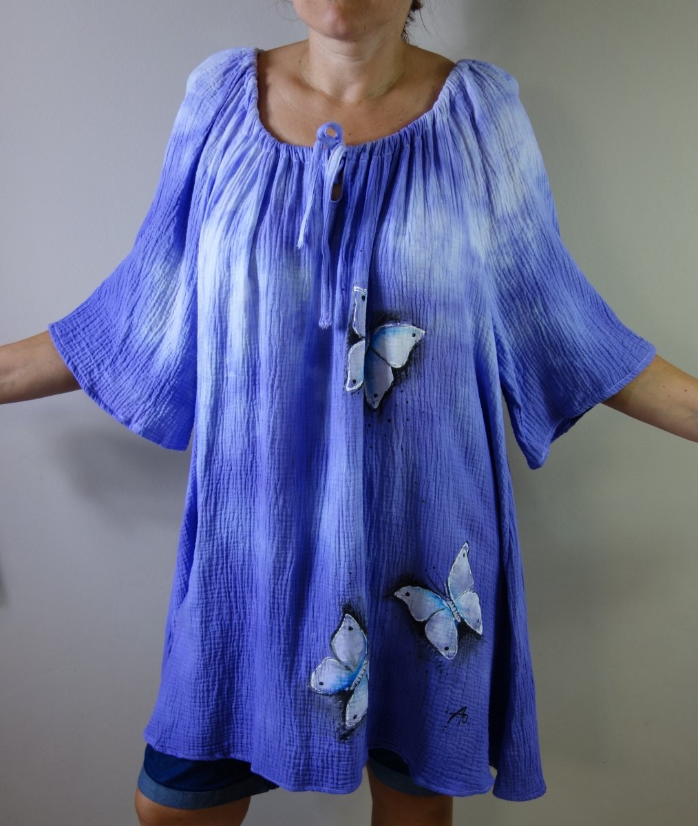 Halenka z mušelínu... 4XL-5XL