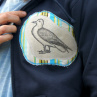 Navy mikina s rackem vel. S