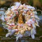 Vánoční věnec v boho stylu