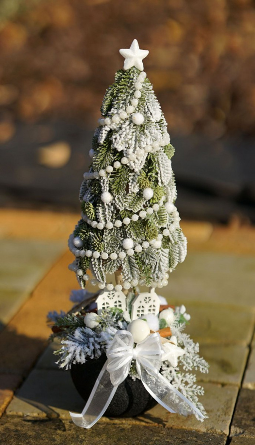 Vánoční stromeček v nádobě