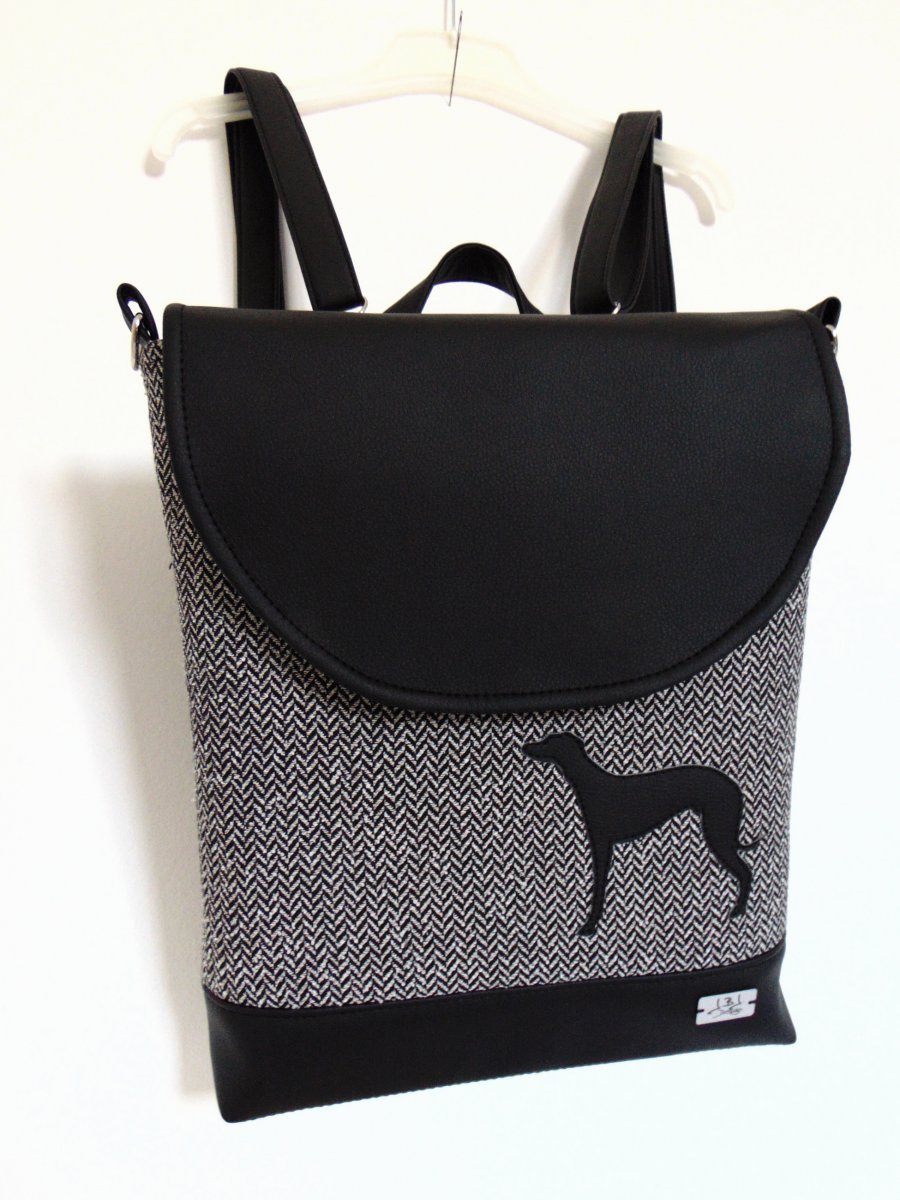 Kabelko- batoh MELODY s aplikací chrta