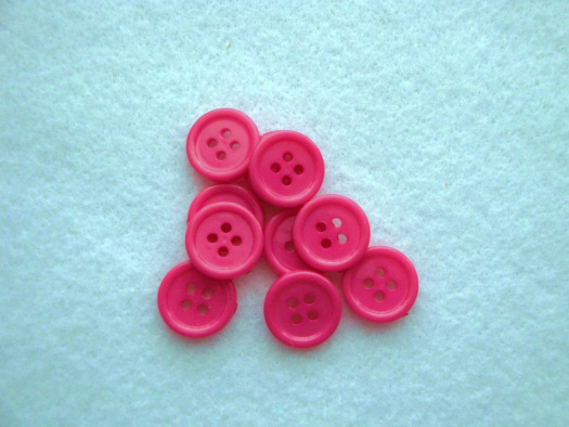 Plastové knoflíky - 5 kusů
