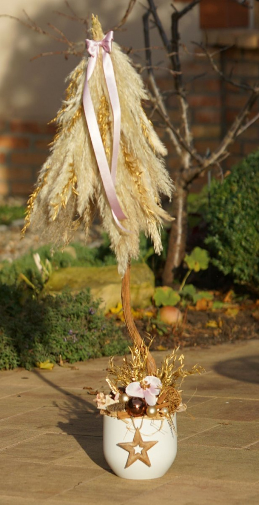 Vánoční stromek v boho stylu