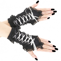 Gotické a burleskní korzetové rukavice 0560