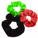 Scrunchie gumička do vlasů, sada sametová gumička