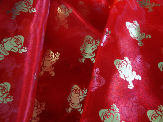 Vánoční organza
