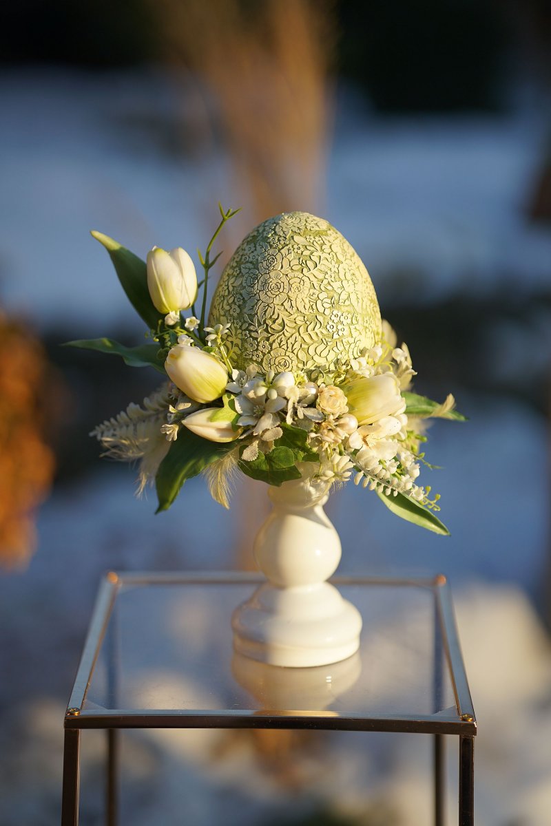 Velikonoční vejce s tulipány 