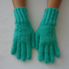 Rukavičky v tyrkysové