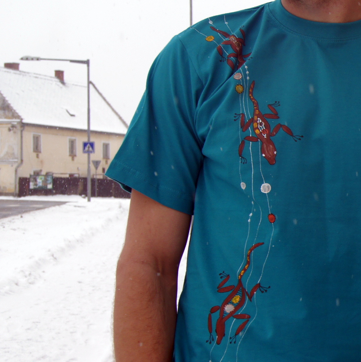 Triko ještěří vel.L NOVINKA