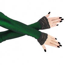 Večerní dlouhé společenské dámské rukavice 08