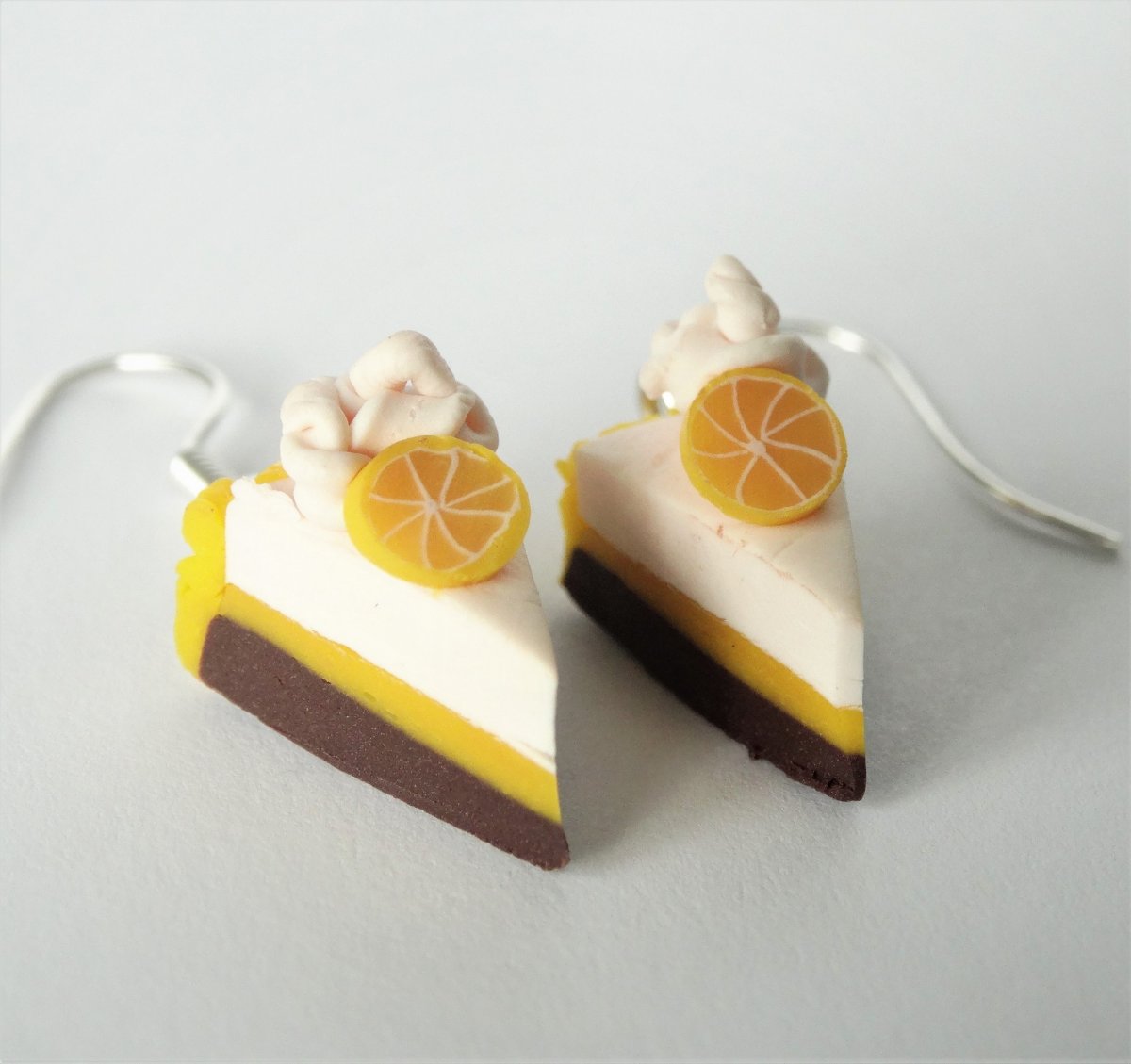 Citronové dortíky - náušnice č.2