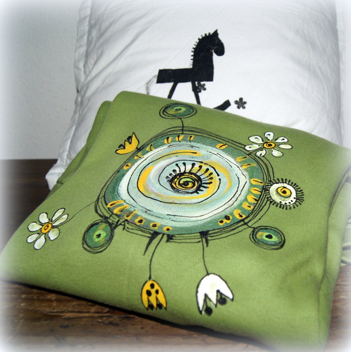 Malované triko z BIO BAVLNY pro náročné SLEVA