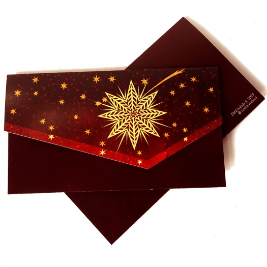 Darovací obálka - ZLATÁ HVĚZDA II