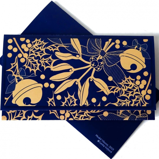 Darovací obálka - MODRÉ VÁNOCE