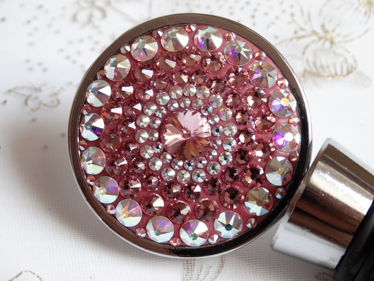 Zátka na láhev-  Růžová mandala