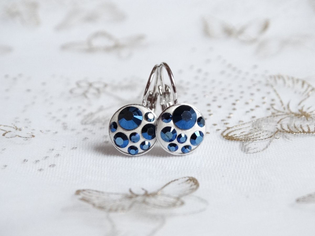 Dětské kobaltové náušnice