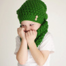 zelený baretkový (set čiapkošálový)