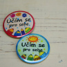 Odznáček VELKÝ pro správného školáka zelený  6 cm!