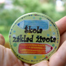 Odznáček ŠKOLA ZÁKLAD ŽIVOTA  velký 6 cm!
