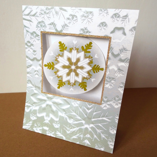 Přání - ZLATÁ VLOČKA 3D